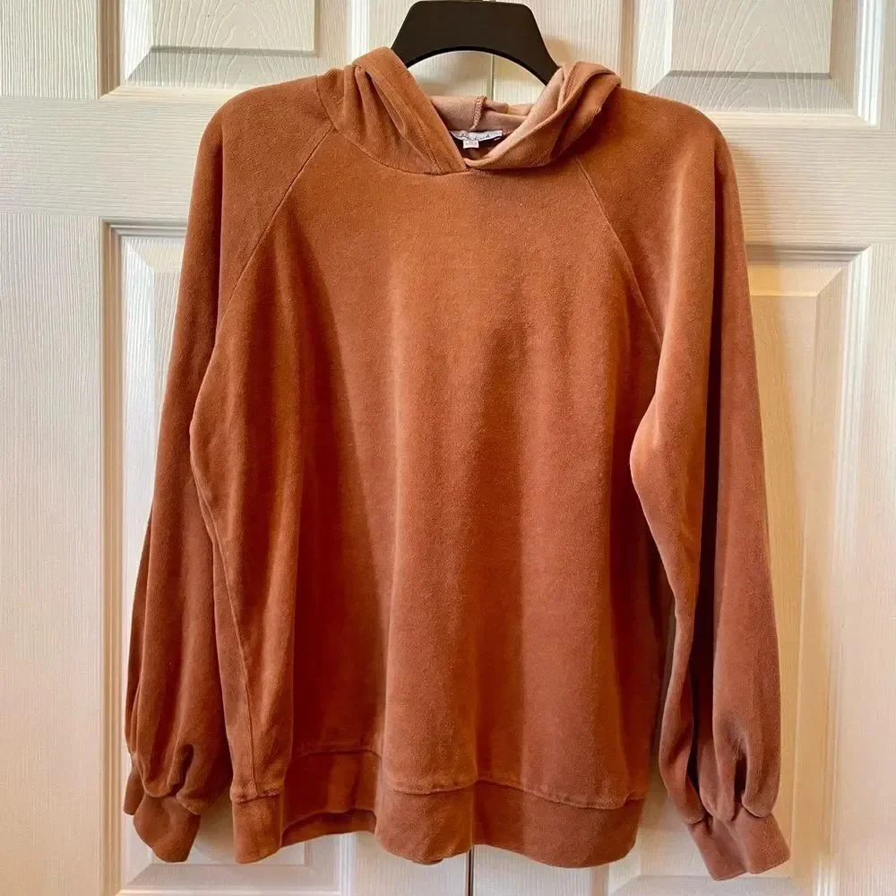 White Birch Terracotta Hooded Top Size Medium